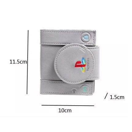 Playstation Console Shaped Double Fold Student Wallet