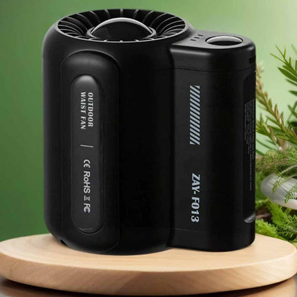 Wearable Cooling Fan - Rechargeable, 360° Airflow for Office, Sports & Travel