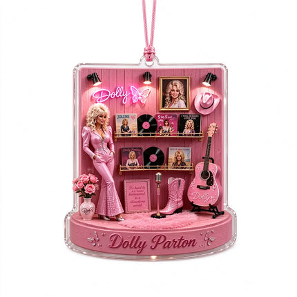 2026 Music Tribute 2D Acrylic Christmas Tree Hanging Memorial Ornament
