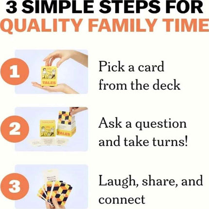 150 Family Conversation Starter Cards for Gatherings, Parties & Travel