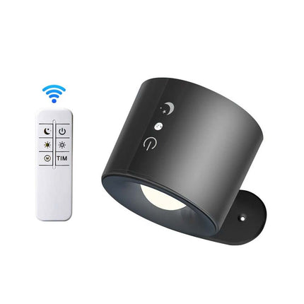Rechargeable Magnetic LED Wall Sconce Night Lamp with Remote