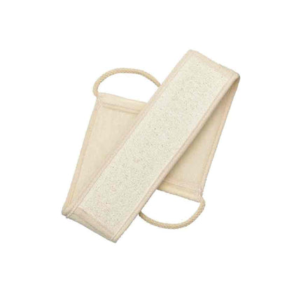Exfoliating Loofah Back Scrubber Strap – Natural Bath Sponge for Shower