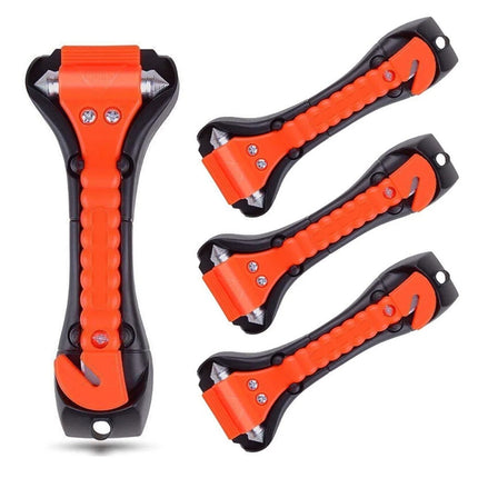 4X Car Emergency Escape Hammer Seatbelt Cutter Window Glass Breaker Tool
