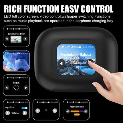 Bluetooth AI Translator Earbuds – 144+ Languages Real-Time Translate