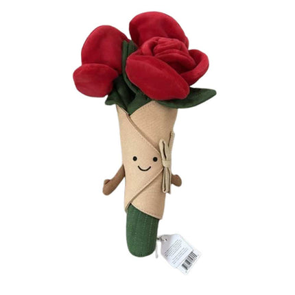 Amuseable Rose Bouquet Soft Doll, 30cm Cuddle Toy