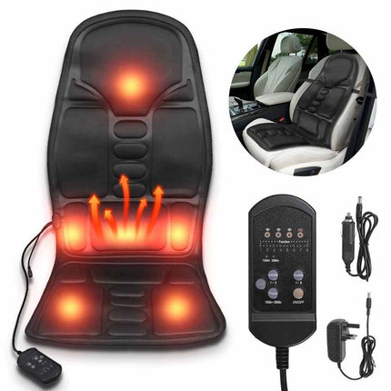 7-Motor Full Body Massage Cushion with Heat | 8 Modes for Back, Neck, Shoulders & Lumbar