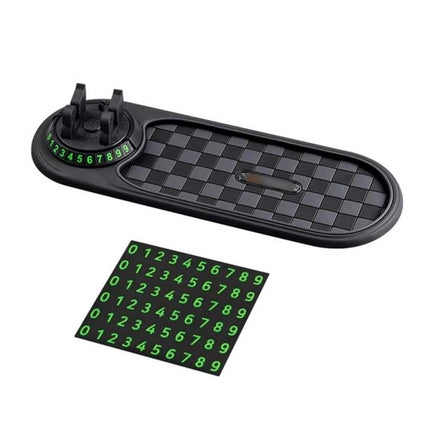 Universal Rotating Phone Holder & Dashboard Pad - Non-Slip Car Mount for GPS Navigation