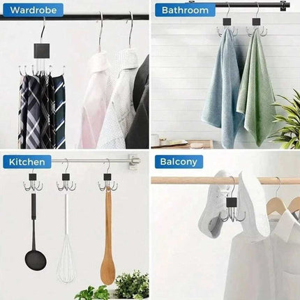 2PCS Hanger Belt Organizer Rack – Space Saving Closet Hooks