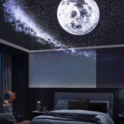 360° Rotate USB Galaxy Star Projector Night Sky Atmosphere Lamp for Car Home