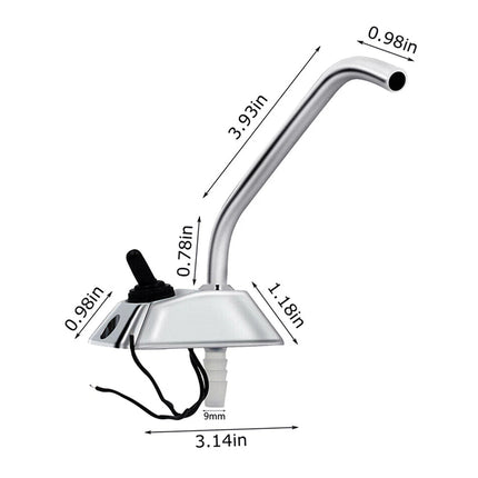 12V DC Water Pump with Faucet & Switch | Pressure Pump for RV, Boat, Caravan, Motorhome Sink