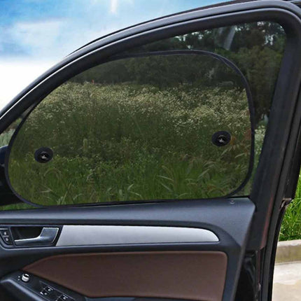 2Pcs Car Sun Shade Mesh – Max UV Block for Front/Rear Window & Kids