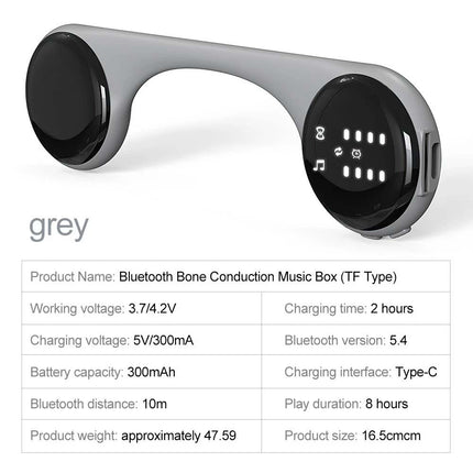 Rechargeable Bone Conduction Sleep Speaker for Under Pillow - 5.4