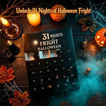 2026 Halloween Advent Calendar 31 Nights of Fright Countdown Gift Box