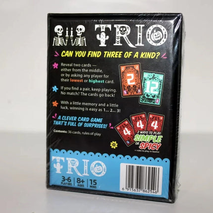 Trio Family Card Game – 2024 Nominee, Fun Party Game for 3-6 Players