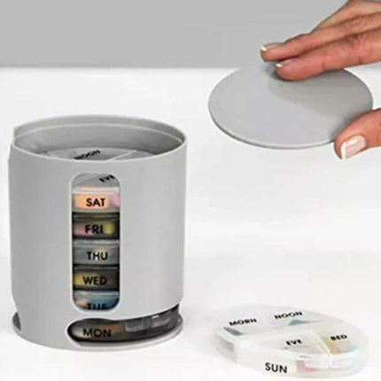 7-Day Weekly Pill Organizer Daily Tablet Medicine Storage Dispenser Box