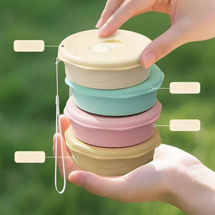 Collapsible Silicone Cup Portable for Travel Outdoor Camping & Rinse