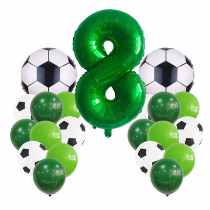 Football Balloon Footballer Birthday Party Sports Decoration Set 21PCS