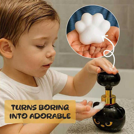 Refillable Cat Paw Soap Dispenser Cute Halloween Magic Hand Wash