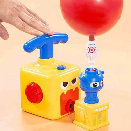 Balloon Powered Car Toy | Inertia Launch Vehicle for Kids Science Experiment
