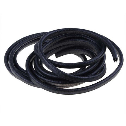 5M Black U-Shape Car Door Edge Guard | Rubber Seal Trim Protector Strip for Door Boot/Trunk