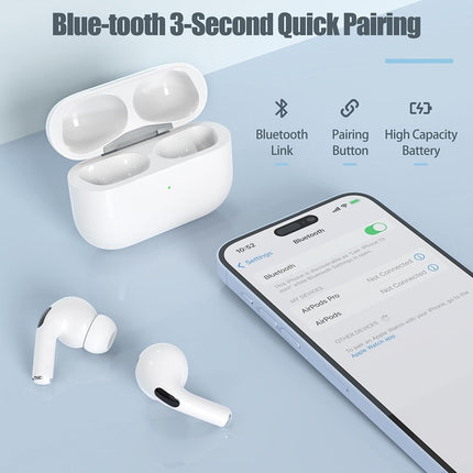 USB-C Wireless Charging Case for AirPods 3/4/Pro/1st/2nd Gen Replacement