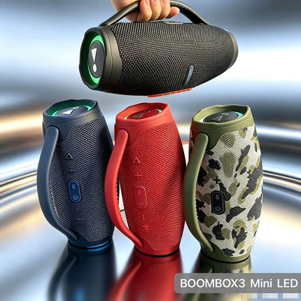 Portable Handheld Outdoor Subwoofer, Wireless Bluetooth Speaker with Deep Bass