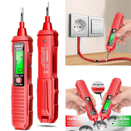 Non Contact Voltage Tester Pen AC Electric Detector Sensor 12V-300V with Sound Light Alarm