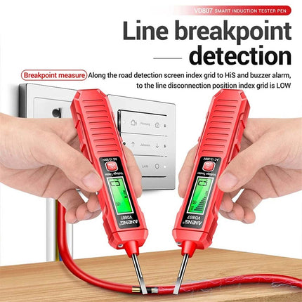 Non Contact Voltage Tester Pen AC Electric Detector Sensor 12V-300V with Sound Light Alarm