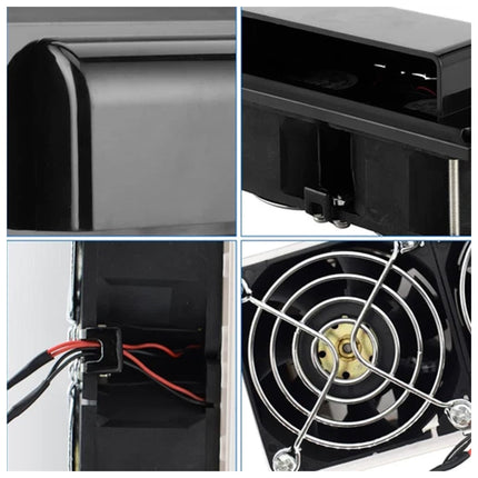12V Side Air Vent Ventilator Exhaust Fan for Caravan Motorhome Boat RV