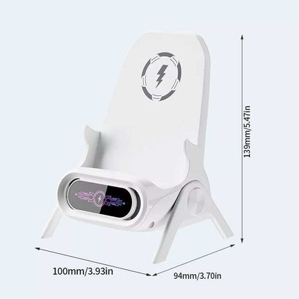 15W Fast Wireless Charger Stand Dock for iPhone Samsung & Android Phones