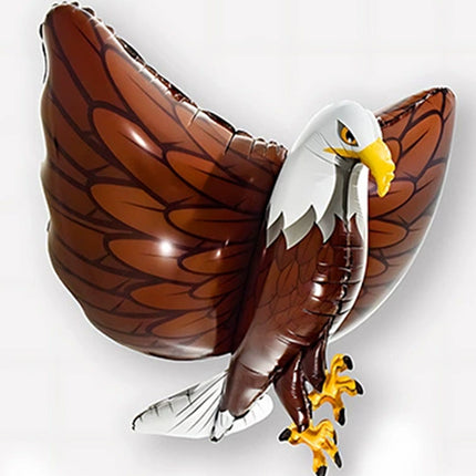 2Pcs 3D Eagle Hawk Balloon Zoo Birthday Party Decoration Self Seal