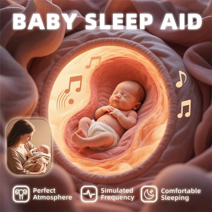 Portable White Noise Sound Machine 20 Sounds with RGB Light for Sleep Adults & Kids