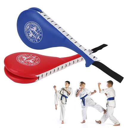 Double Kick Paddle & Punch Pad for Taekwondo, MMA, Kickboxing Training