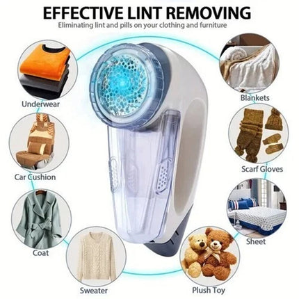 Electric Lint Remover, Bobble Remover Fabric Shaver, Portable Fuzz Shaver for Clothes, Sweater Debobbler Machine