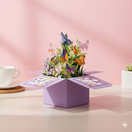 3D Pop Up Birthday Card for Her – Mum, Daughter, Wife, Niece