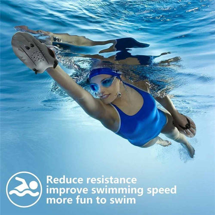Adult & Junior Swim Training Hand Paddles for Novice & Professional Use