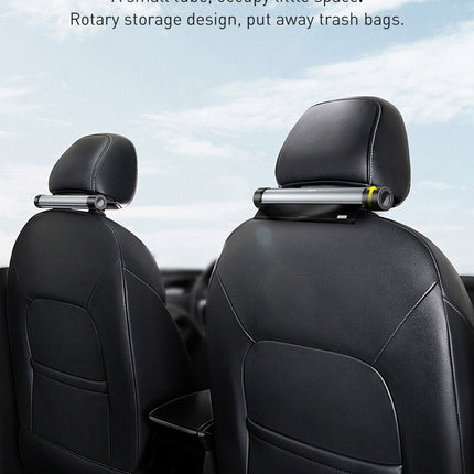 Car Trash Can Litter Bag Garbage Waste Bin with Lid Seat Organizer Accessory