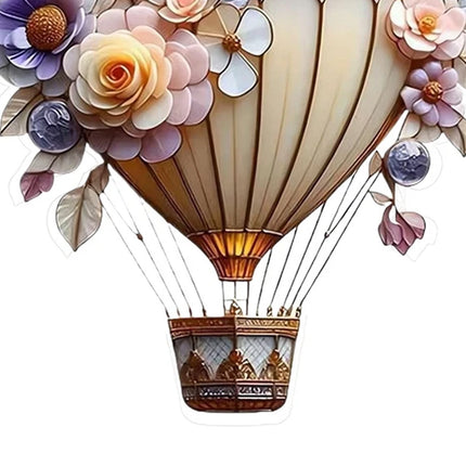 2D Acrylic Flat 2mm Hot Air Balloon Hanging Garden Lantern Deck Decor