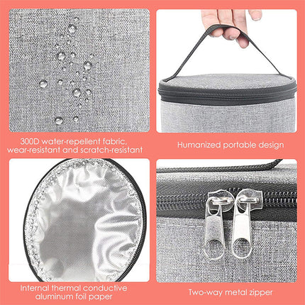 12V Car Bottle Warmer: Portable Baby Milk Heater with Adjustable 40-60℃ Constant Temperature for On-the-Go Feeding