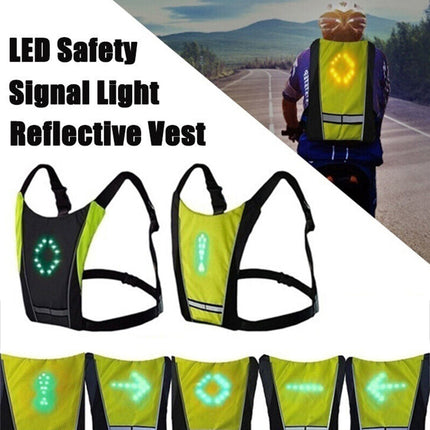 Wireless LED Signal Vest & Backpack with Remote Control for Safety
