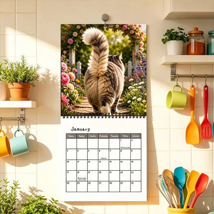 2027 Funny Animal Butts Wall Calendar Humorous Hanging Gift