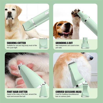 Cordless Professional Pet Hair Trimmer Clipper for Dogs Cats Grooming