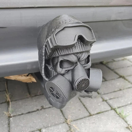 3D Printed Tow Bar Ball Cover – Steel Helmet Trailer Hook Cap