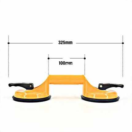 110kg Heavy Duty Dual Suction Cup Aluminium Glass Lifter & Dent Puller