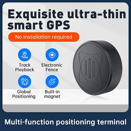 Real-Time GPS Tracker， No Monthly Fee – Mini Magnetic Locator with Geo-Fencing & APP Alerts