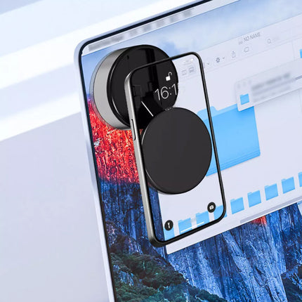 Auto-Unlock Phone Holder: Strongest Magnetic Suction + Fast Wireless Charging, 360° Rotating Dashboard Mount for All Phones