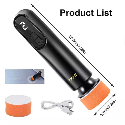 Professional Variable Speed Car Polisher & Waxer, 6 Variable Speeds with Sanding Backing Plate for Auto Detailing