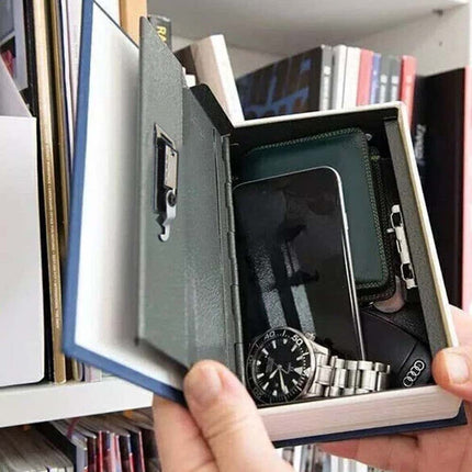 Portable Hidden Safe Book with Combination Lock Secret Storage Box 18cm