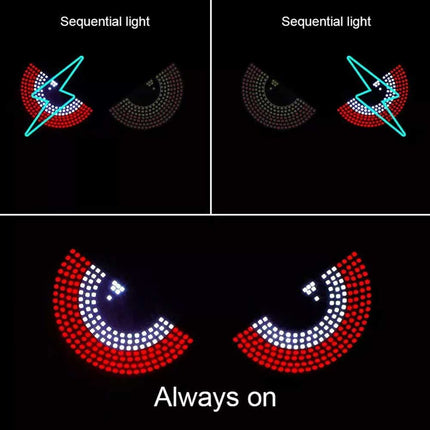 LED Devil Eye Kit for Car & Truck - Dynamic Window Light Animation