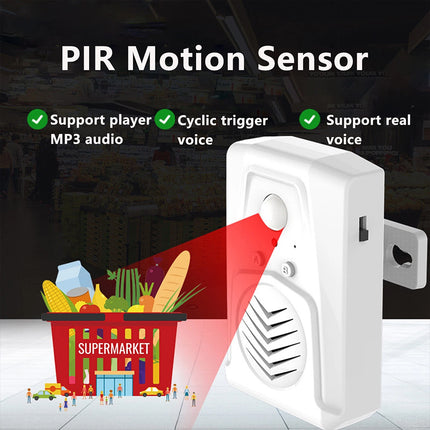 Mini Motion Sensor MP3 Audio Player with Welcome Sound & Loud Speaker
